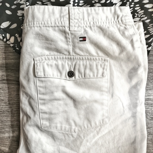 Tommy Hilfiger White Jean Shorts Plus 16 - Picture 5 of 7